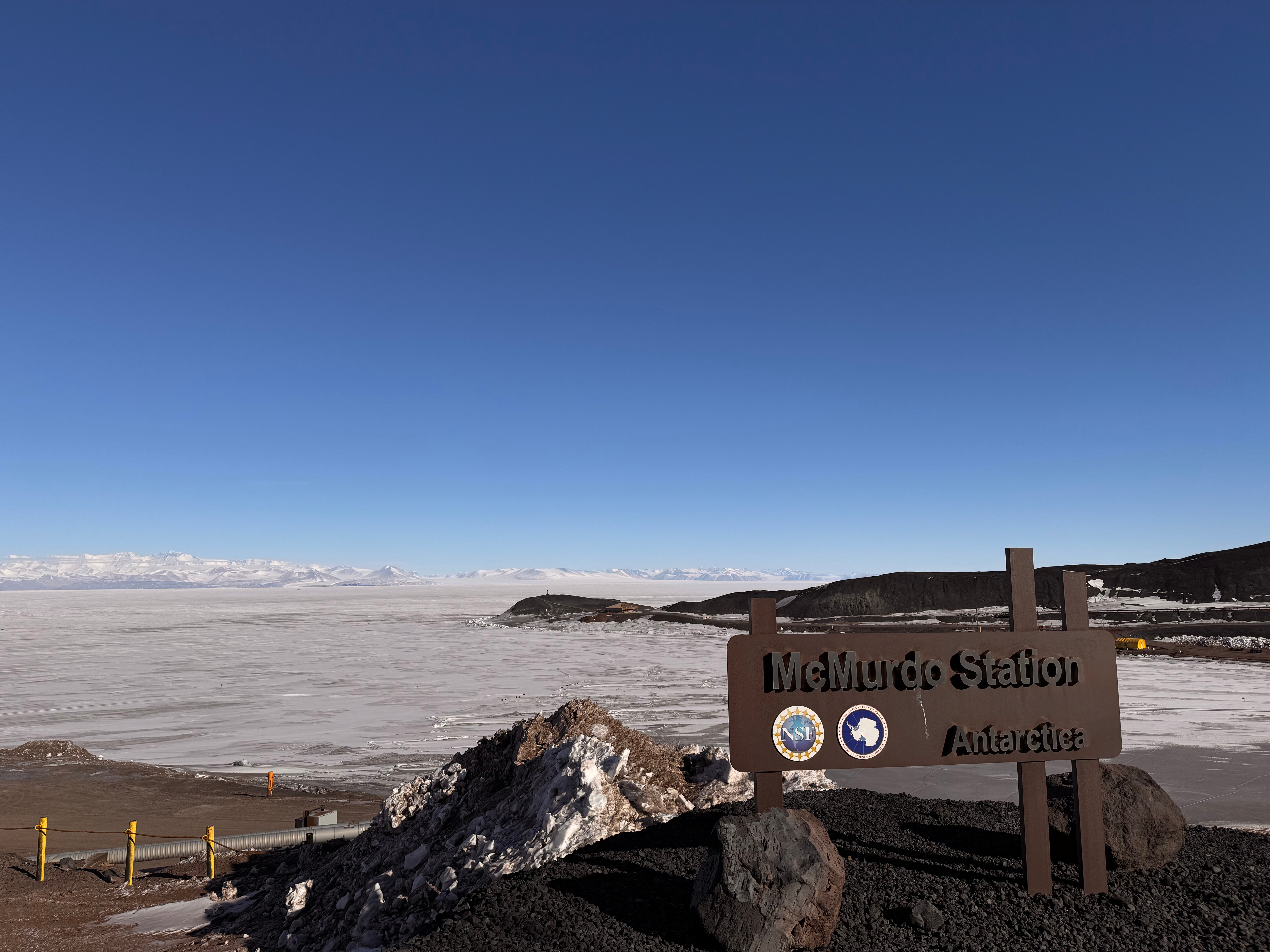 McMurdo Station sign