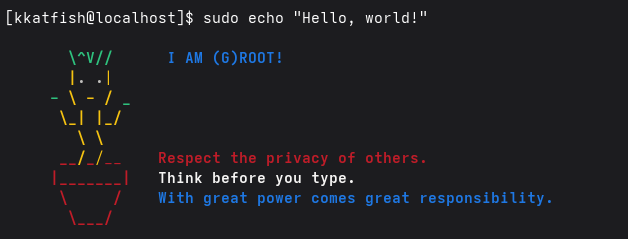 I AM (G)ROOT!